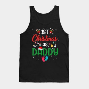 1st Christmas as Daddy Matching Family Tank Top